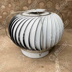 Extractor eólico de acero inoxidable - 24 pulgadas